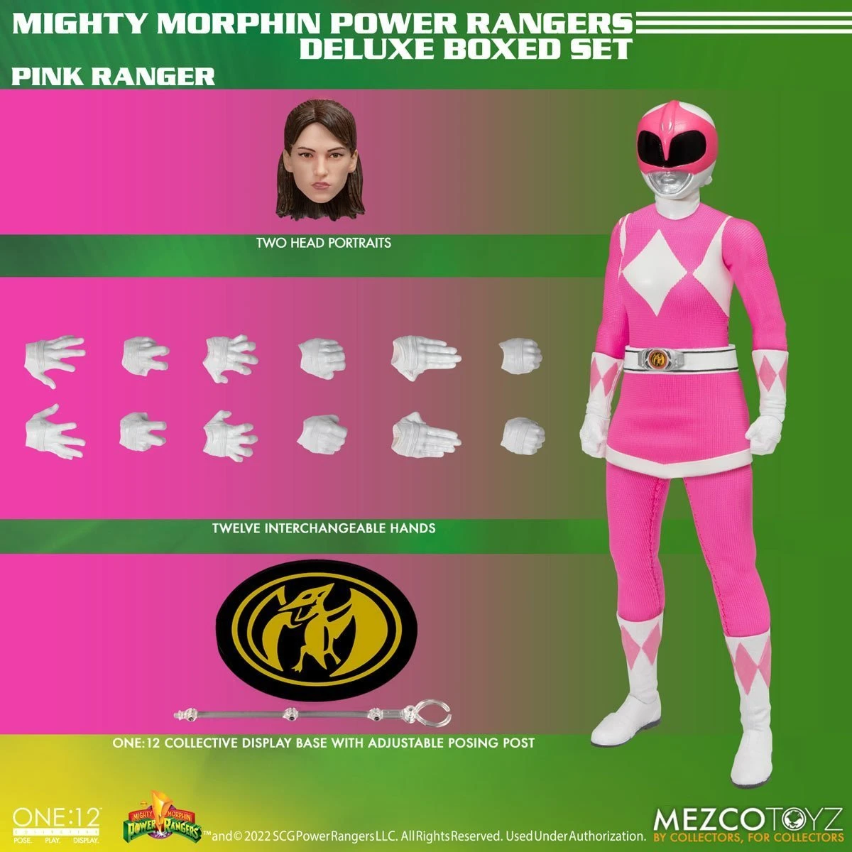 Mighty Morphin Power Rangers Mezco One:12 Collective Deluxe Box Set 22 Mighty Morphin Power Rangers Mezco One:12 Collective Deluxe Box Set - Image 20