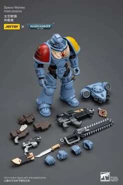 Joy Toy Warhammer 40K Space Wolves Intercessors (1/18 Scale) -Nerdzoic Sales spacewolve05