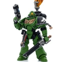 Joy Toy Warhammer 40k Salamanders Intercessors Sergeant Tsek'gan (1/18th Scale) -Nerdzoic Sales tsek1 349528